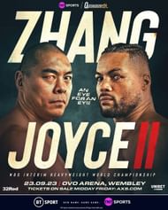 Zhilei Zhang vs. Joe Joyce Head-To-Head Record
